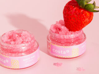 Exfoliante de labios berry pink